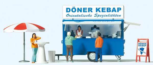 Preiser 10747 - Verkaufswagen "Döner Kebap"
