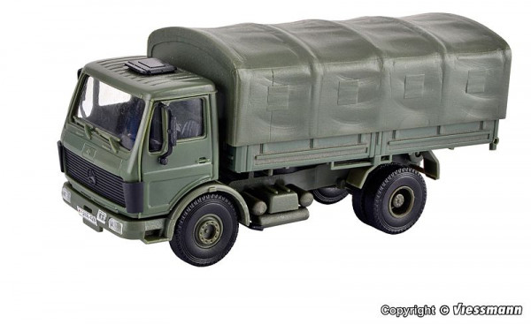 Kibri 18051 - Bundeswehr LKW MB 1017/1017A Pritschenwagen, 2 Stück