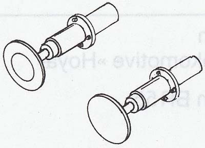 Weinert 86041 - Stangenpuffer,rd.Flansch,5,2mm