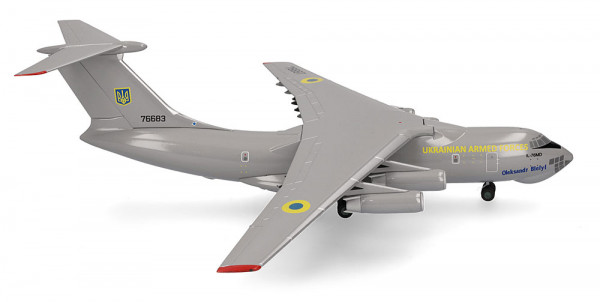 Herpa 573610 - Ukrainian Air Force Ilyushin IL-76 - 25th Transport Aviation Brigade