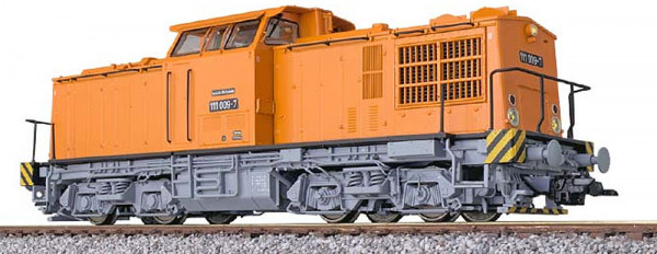 ESU 31768 - DR diesellok BR 111 orange Ep.4, Zustand um 1982, AC/DCC + Sound