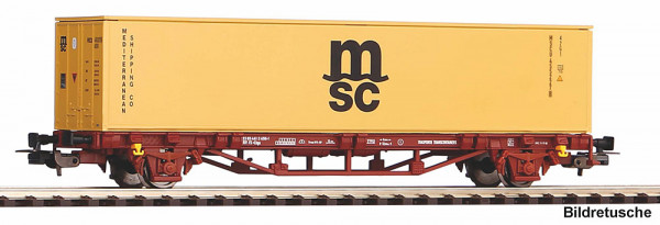 Piko 27751 - Containertragwg. 1x 40´´ MSC Container FS VI