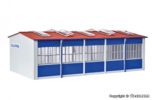 Kibri 39212 - Fahrzeughalle 34x20x11,2 cm Stecksystem