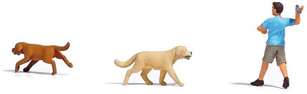 Busch 8858 - Apportierspiel mit Hunden