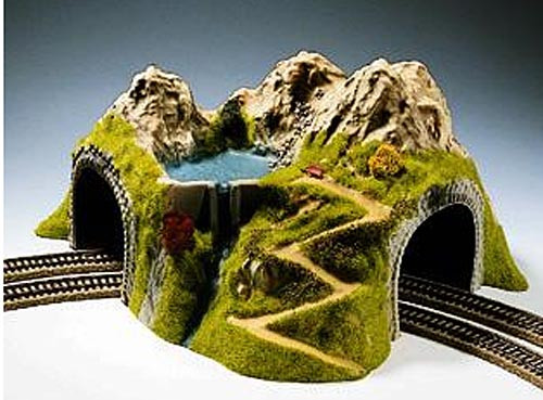 Noch 05180 - Ecktunnel, 2-gleisig