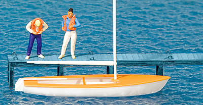Preiser 10678 - Segler, Weste anlegend "Korsar"