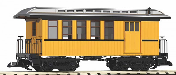 Piko 38601 - D&RGW Personen-/ Gepäckwagen 320 gelb