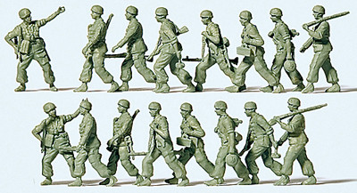 Preiser 16625 - Fallschirmjäger im Marsch, Deutsches Reich 1939-1945