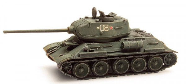 Artitec 6870023 - USSR T34 - 85mm Gun Soviet Army Green Militär Fertigmodell aus Resin, lackiert