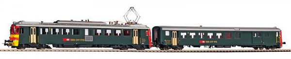 Piko 96836 - SBB Set Triebwagen Rbe 4/4 + Steuerwagen BDt EW Ep.4, "Seetal", mit DCC-Decoder + Sound