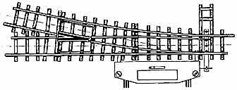 Bemo 4206000 - 12° elektr. Weiche rechts 162,3 mm R 515 mm