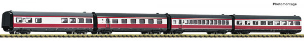Fleischmann 7760011 - DR 4er set Ergänzungswagen Dieseltriebzug VT 601 DR E4
