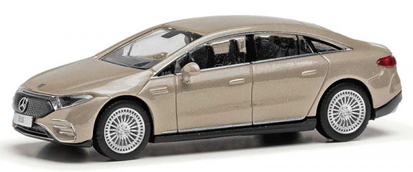 Herpa 430944-002 - Mercedes-EQ EQS, kalaharigold