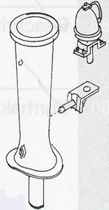Weinert 8024 - Schlot T3, Halter + Läutewerk