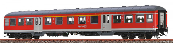 Brawa 46656 - DB AG Nahverkehrswagen 1./2.Klasse ABnrz403.4 verkehrsrot "Regio" Ep.6, incl. LED Inne