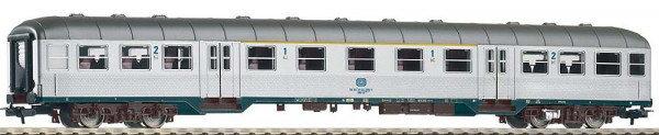 Piko 57655 - DB Nahverkehrswagen "Silberling" 1./2.Kl Ep.4, mit oceanblauem Fahrrahmen, exact 1:87