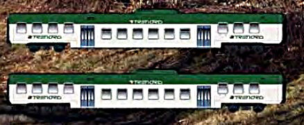 ACME 70086- FS Set Niederflurwagen Typ 19732-teilig Ep.6, "Trenord-Lackierung"