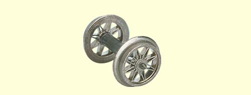 Brawa 2182 - AC-Speichenradsatz in Spitzenlagerung, Achslänge 24 mm