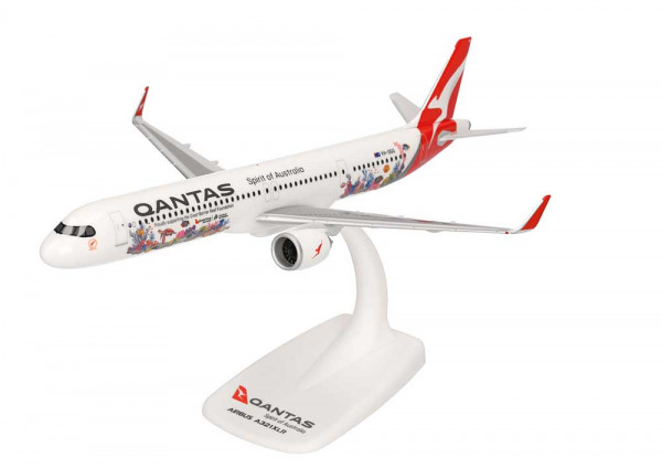 Herpa 615020 - A321XLR Qantas Great Barrier R