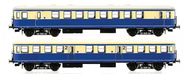Jägerndorfer JC13200 - ÖBB Triebwagen Rh 7758 2-teilig ultramarinblau/elfenbein Ep.4, Set 2, AC-digi