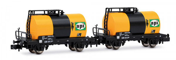 Arnold HN6747 - FS, 2-tlg. Set 2-achs. Kesselwagen „Api”