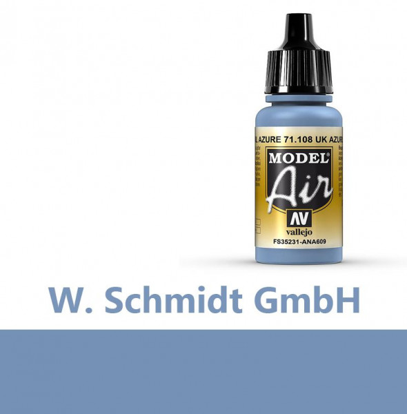 Vallejo 771108 - Model Air UK Azur, 17 ml