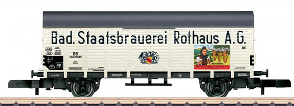 Märklin 82260 - DB gedeckter Bierkühlwagen Gi11 Ep.3, "Bad. Staatsbrauerei Rothaus A.G."
