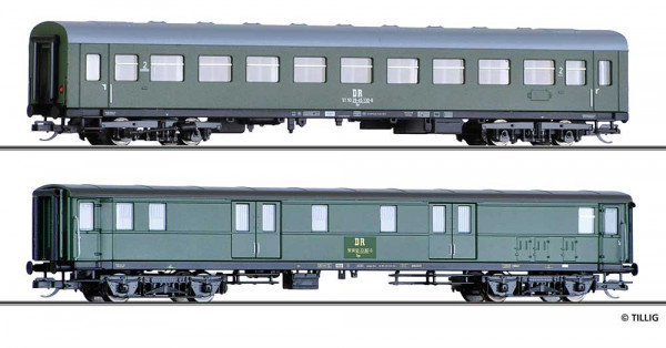 Tillig 502904 - DR Set 2-teilig "Schnellzug Ep.4a - Teil 2"