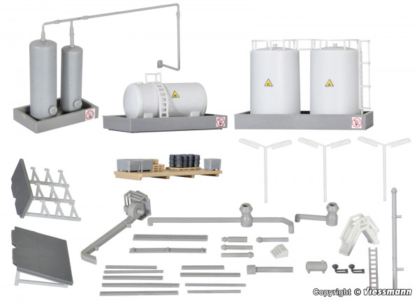 Kibri 36690 - Deko-Set Industrie