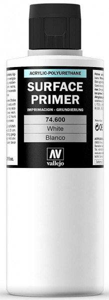 Vallejo 774600 - Primer (Grundierung) Weiß, 200 ml