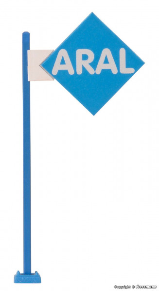 Viessmann 1376 - ARAL-Schild mit LED-Beleuchtung