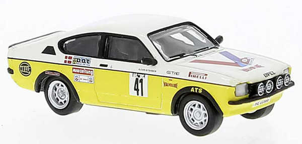 Brekina 20407 - Opel Kadett C GT/E 1979, Hunsrück Rallye, 41,