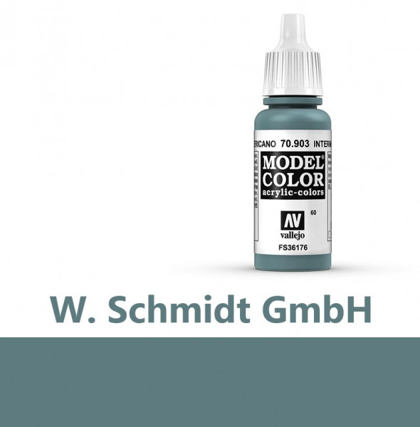 Vallejo 770903 - Model Color Farbe Mittelblau, Matt, 17 ml