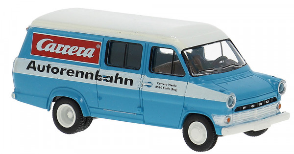 Brekina 34175 - Ford Transit "Carrera Autorennbahn Carrera Werke Fürth" 1970