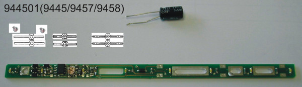 Fleischmann 944501 - LED Innenbeleuchtung, flackerfrei, Ersatz für 9445, 9457, 9458