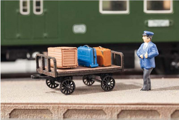 Noch 14311 - Laser-Cut minis Gepäckwagen 2 St.