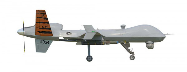 Herpa 580922 - U.S. Air Force MQ-9A Reaper - 11th Attack Squadron "Tiger"