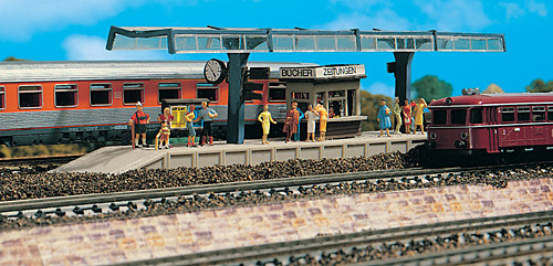 Vollmer 47537 - Bahnsteig 1-teilig 190x25x40 mm