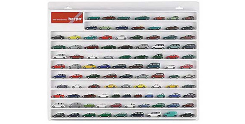 Herpa 029223 - PKW-Schaukasten weiss (57cm x 45cm x 3,5cm)