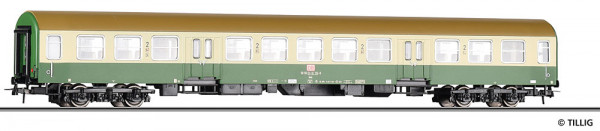 Tillig 75007 - DB AG Reisezugwagen 2. Klasse Bmh721 "Halberstadt" creme/grün Ep. 5