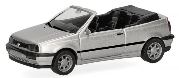 Herpa 031547-002 - VW Golf III Cabrio, titansilbermetallic
