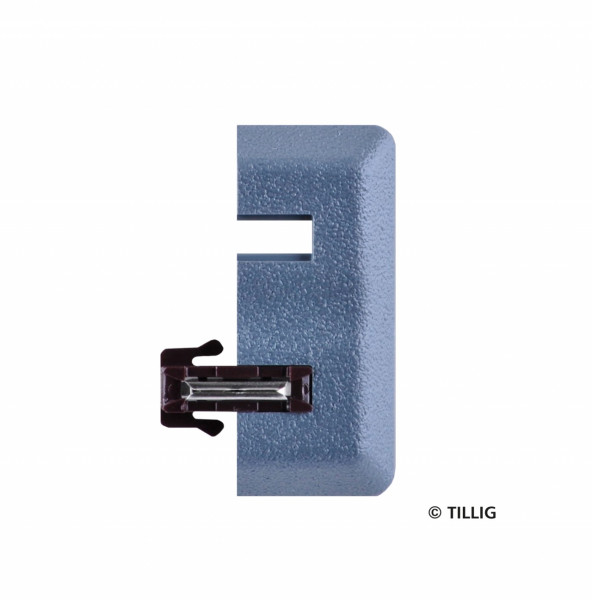 Tillig 83963 - Bettungsgleis braun, - Schotterabschluß (4 Stück)