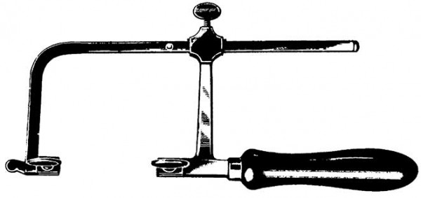 Weinert 2348 - Uhrmacherlaubsäge,Bügelt.80mm