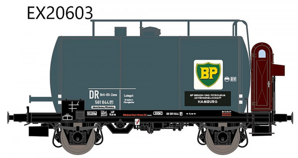 Exacttrain 20603 - DR Zone 30m3 Uedinger Kesselwagen BP