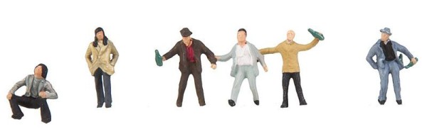 Faller 155357 - Typen am Bahnhof 6 Figuren