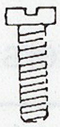 Weinert 2133 - Schraube M1,4x2mm DIN84,10Stck