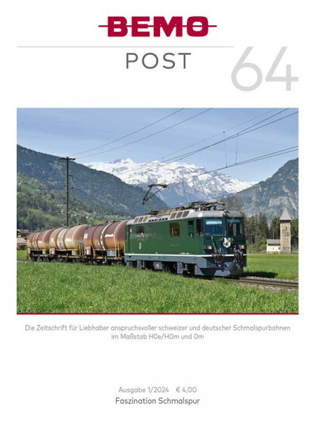Bemo Post64 - BEMO-Post Nr. 64 Ausgabe 1/2024 0800064