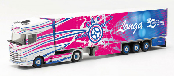 Herpa 315357 - DAF XG+ Kühlkoffer-Sattelzug "Longa" (I)