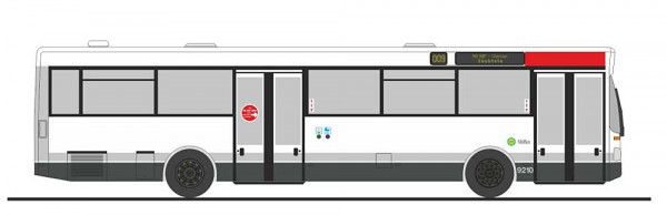 Rietze 72134 - MAN SL 202 Möbus Mönchengladbach