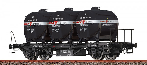Brawa 50929 - H0 Behältertragwagen Lbs577 DB, mit Ddikr603 "DEA"